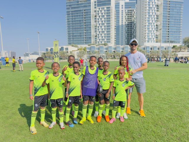 Milos Football Academy player